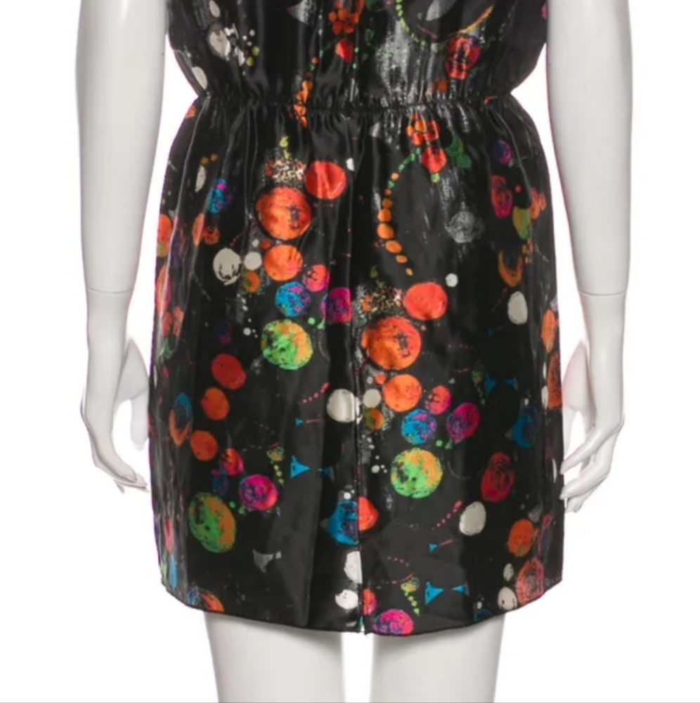 Colorful Patterned Women's Dress - Picture 2 of 5